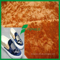 polyester velvet fabric/diamond velvet for shoes/garments